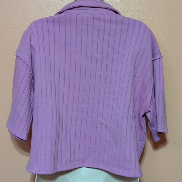 REVOLVE - Line & Dot Bexley Collard Top in Lilac Purple L - Picture 6 of 10